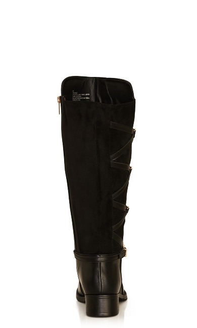 Avenue boots wide on sale calf