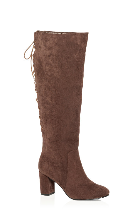 mocha knee high boots