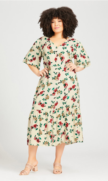 Plus Size Plus Size Antonia Dress - ivory