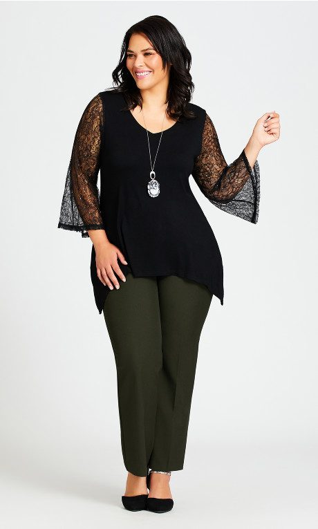 black plus size sequin tops