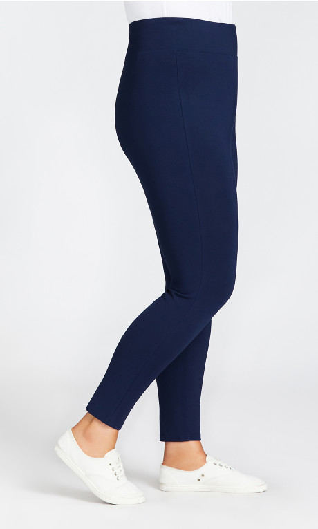 navy ponte trousers