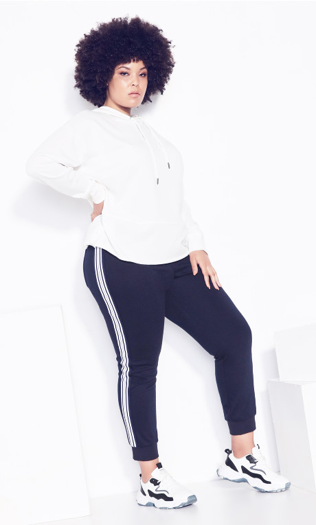 womens navy track pants