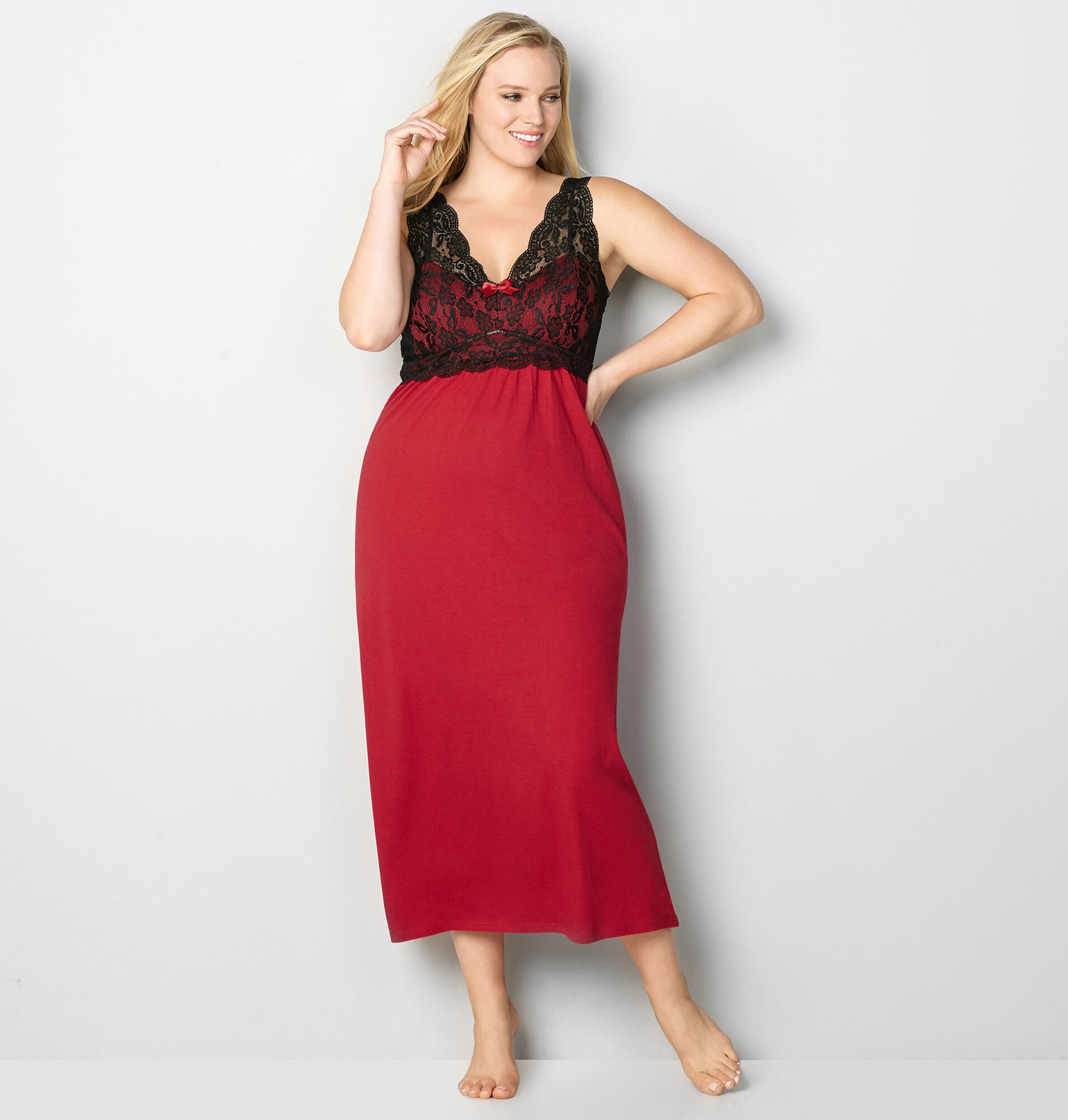 plus size maxi nightgown