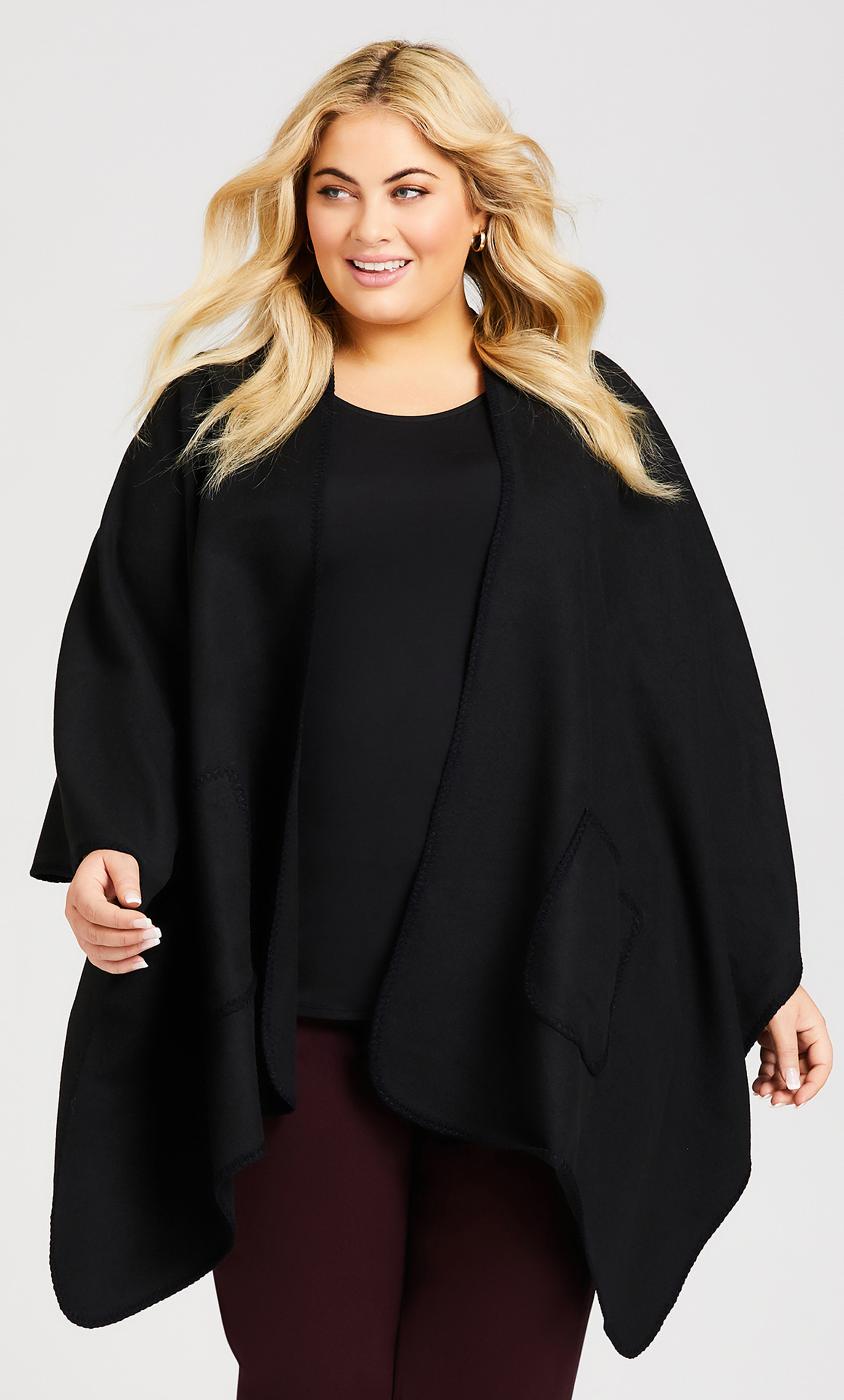 plus size ruana wraps