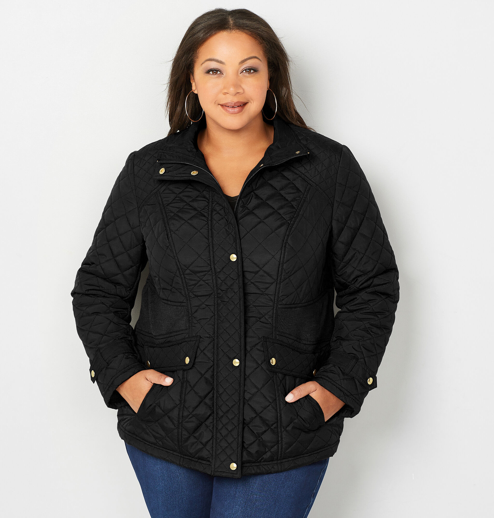 Plus Size Barn Quilted Jacket Plus Size Jacket Avenue