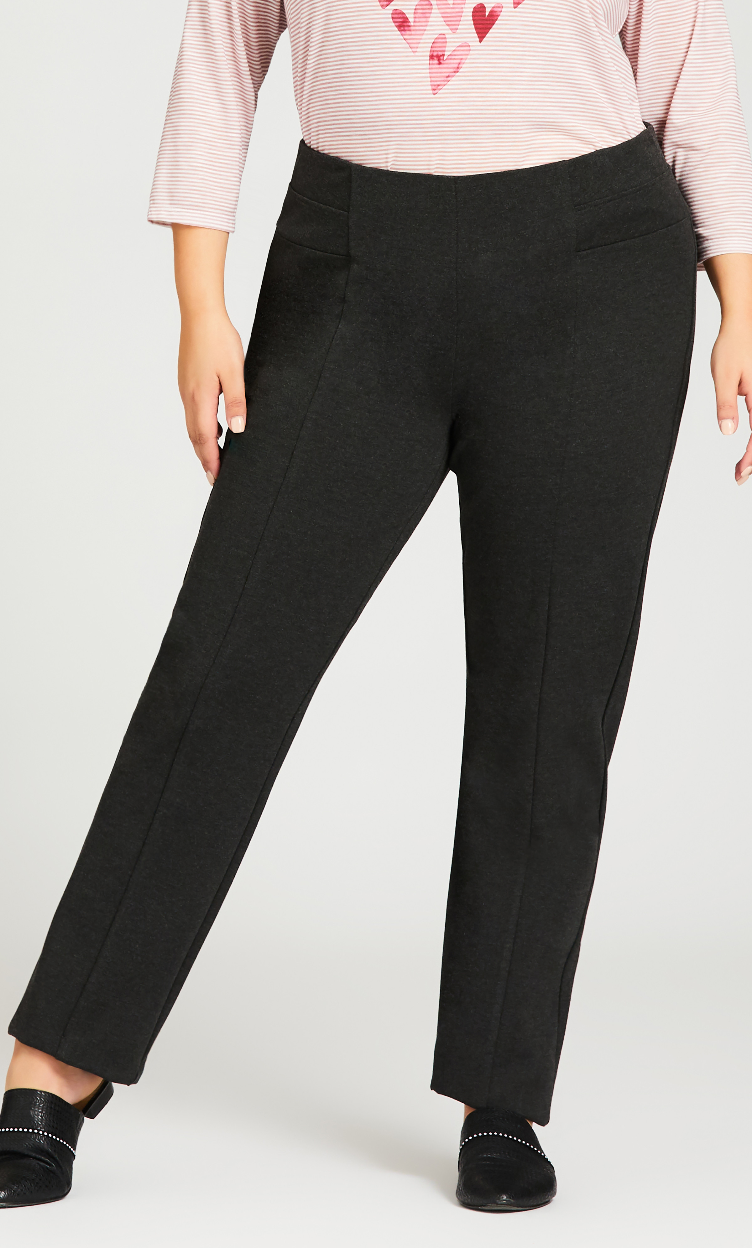 plus size ponte pants